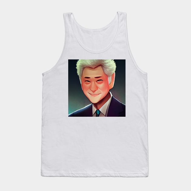 Bill Clinton | President of the United States | Manga style Tank Top by Classical